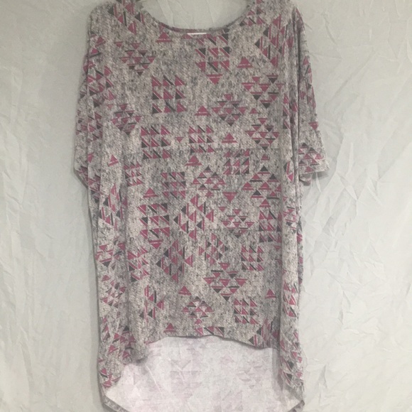 Lularoe Gray And Purple Irma - Picture 2 of 5